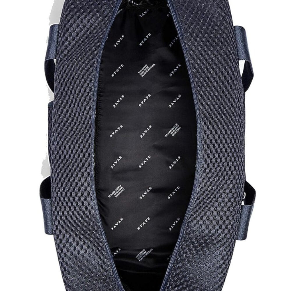 STATE Lenox Weekender Duffle Bag, Navy Lacrosse Mesh
